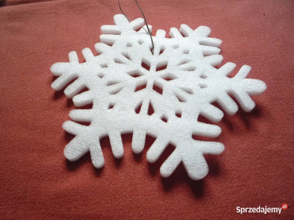 15 sztuk gwiazdki śnieżynki piankowe Trwała sprzedam