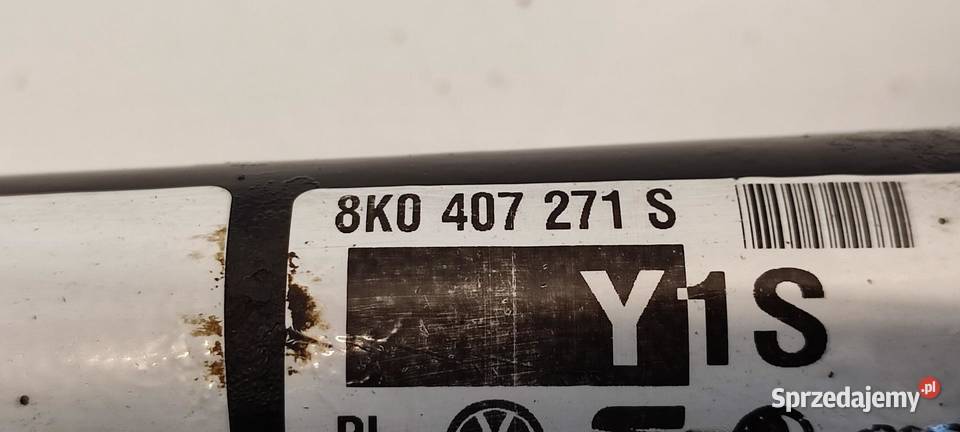 AUDI A4 B8 A5 PÓŁOŚ LEWY PRZÓD 8K0407271S sprzedam
