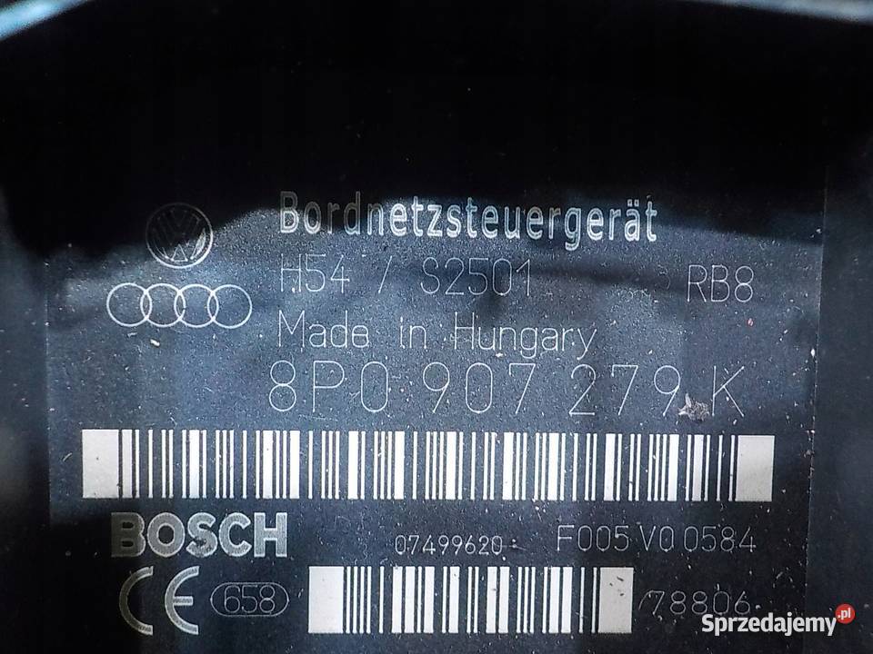 AUDI TT 8J 20 TFSI 07r modul sterownik BORDNETZ osobowe Układ elektryczny, zapłon Suków