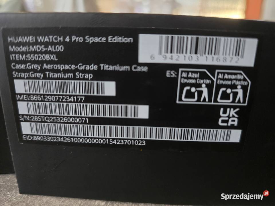 Huawei smart wach 4 pro space edition Huawei kujawsko-pomorskie sprzedam