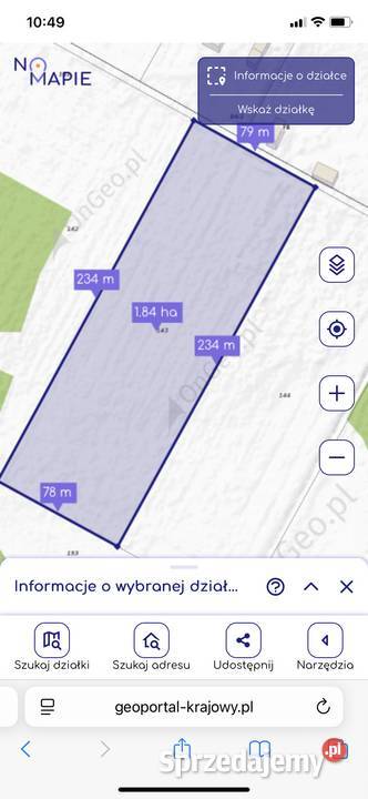 Dzialka rolna z warunkami zabudowy prąd Zabłudów-Kolonia