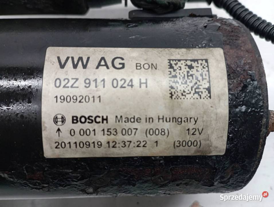 ROZRUSZNIK 02Z911024H 16 TDI Skoda Superb II osobowe sprzedam