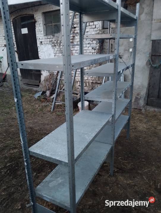 Sprzedam Regały metalowe półkowe Sompolno