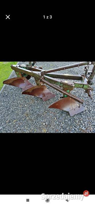 Pług 3 skibowy Grudziądz Maszyny uprawowe