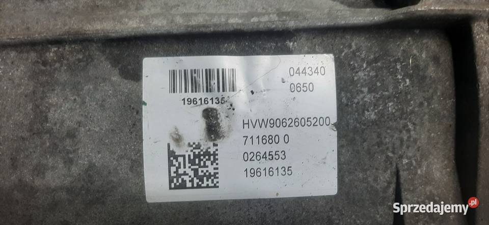 Skrzynia Biegów VW CRAFTER 20 TDI
HVW9062605200 Kraśnik