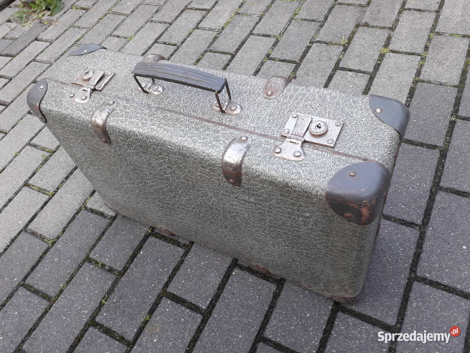 Stara walizka npna bagażnik Malucha Warszawa