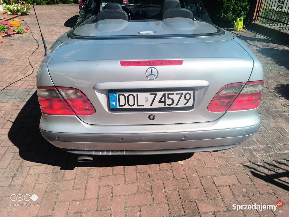 Merceds CLK kabriolet klasyk z gazem benzyna+LPG