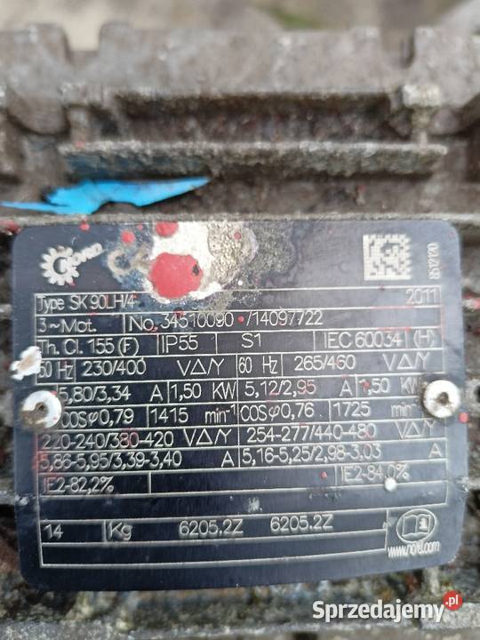 Motoreduktor 15 kw Chełm