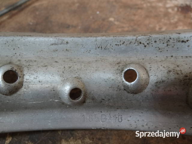 felga obręcz przednia 185Bx16 Aluminiowa MZ org Żary