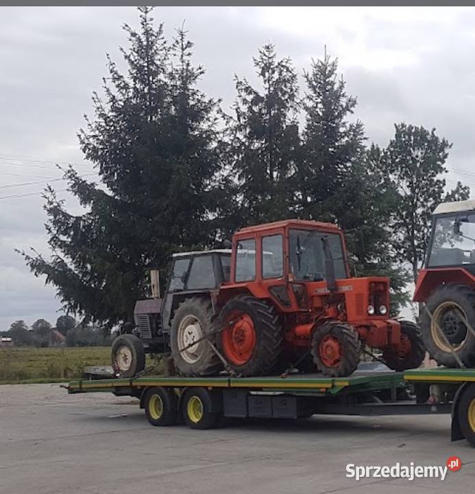 Przyczepa laweta podwoziowka hydraulicznie pomorskie