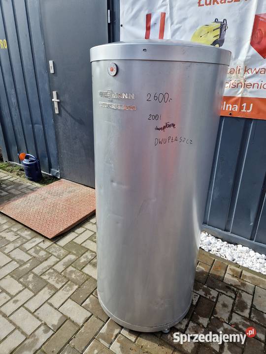Bojler Nierdzewny Viessmann 200l stojący Zborowskie