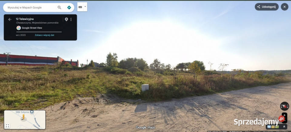 Działka 5057 m2 Telewizyjna pomorskie