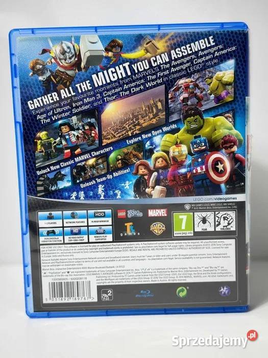 GRA LEGO MARVEL AVENGERS NA 4 PLAYSTATION 4 Kultura i Rozrywka