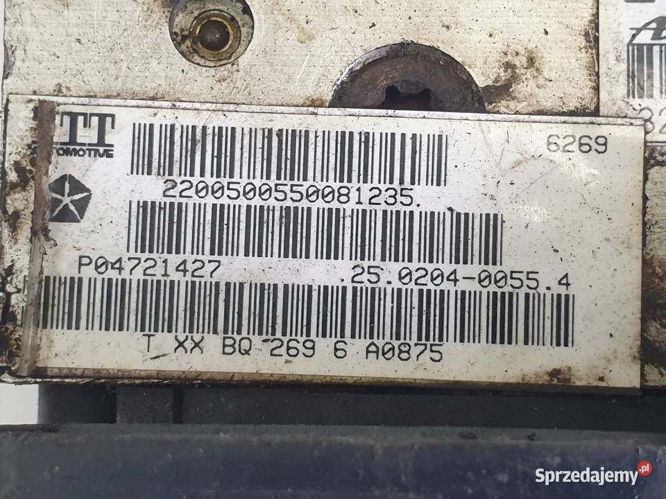 Chrysler Voyager III POMPA ABS hamulcowa lubelskie Chełm