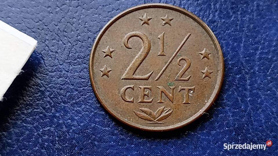 Stare monety 2 12 cent 1977 Antyle Holenderskie Lesko