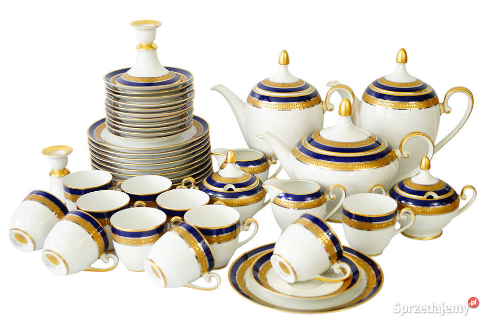 Hutschenreuther Drache Exklusiv Kobalt serwis do Porcelana i szkło