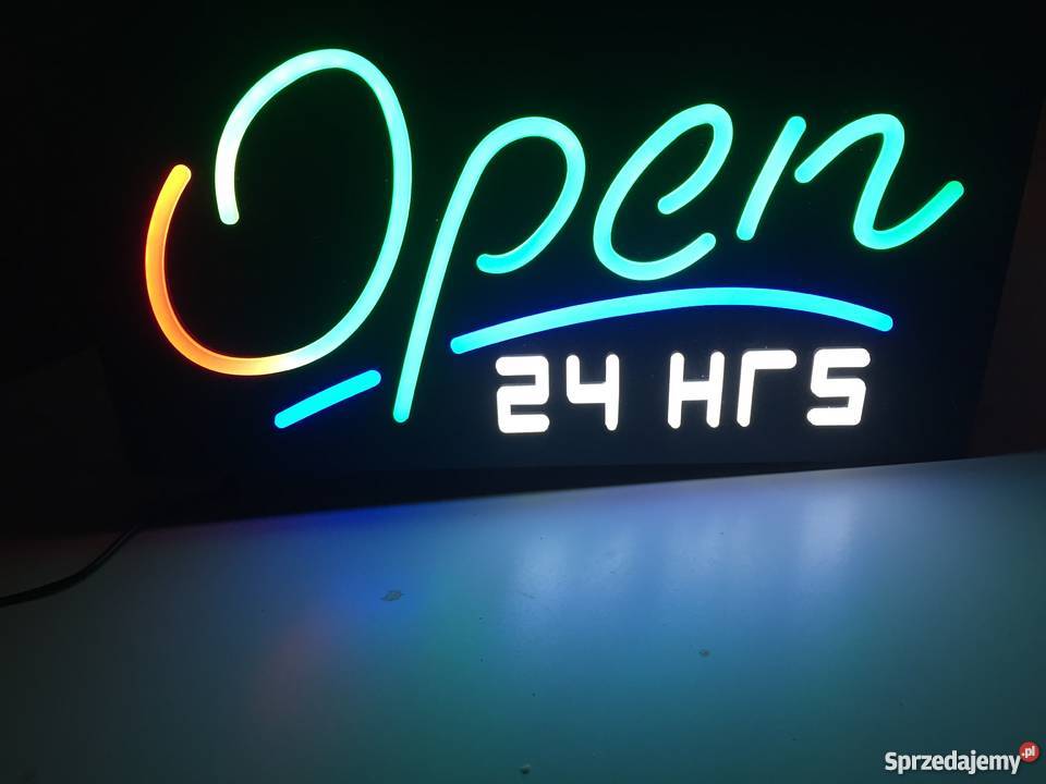 KWIACIARNIA diodowa reklama 120x25 NOWA Pomiechówek