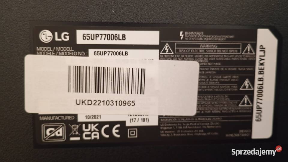 Telewizor 65 LG LED Kock