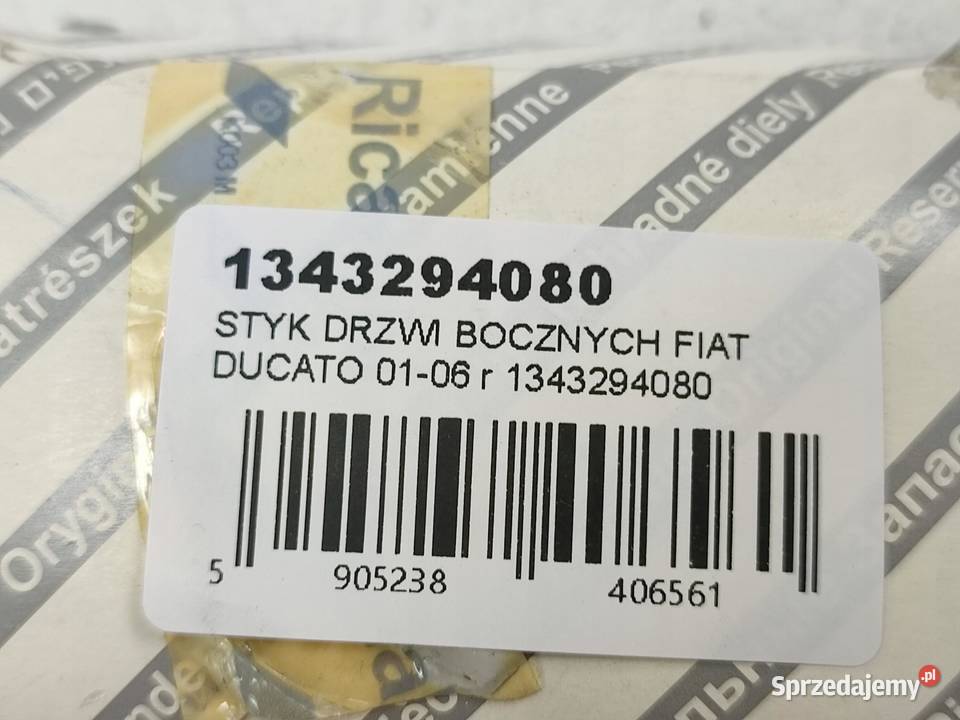 STYK DRZWI BOCZNYCH FIAT DUCATO 20012006 NOWY Pióra wycieraczek sprzedam
