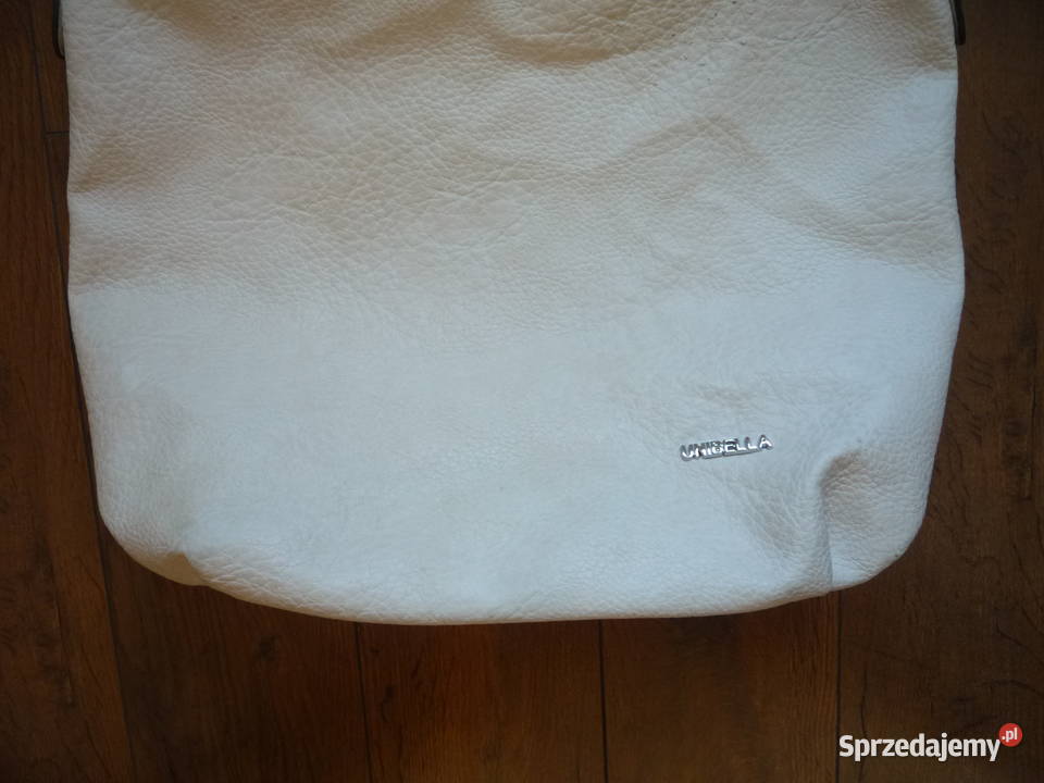 Beżowa torebka Pojemna Duża Mieści format A4 na Dla kobiet