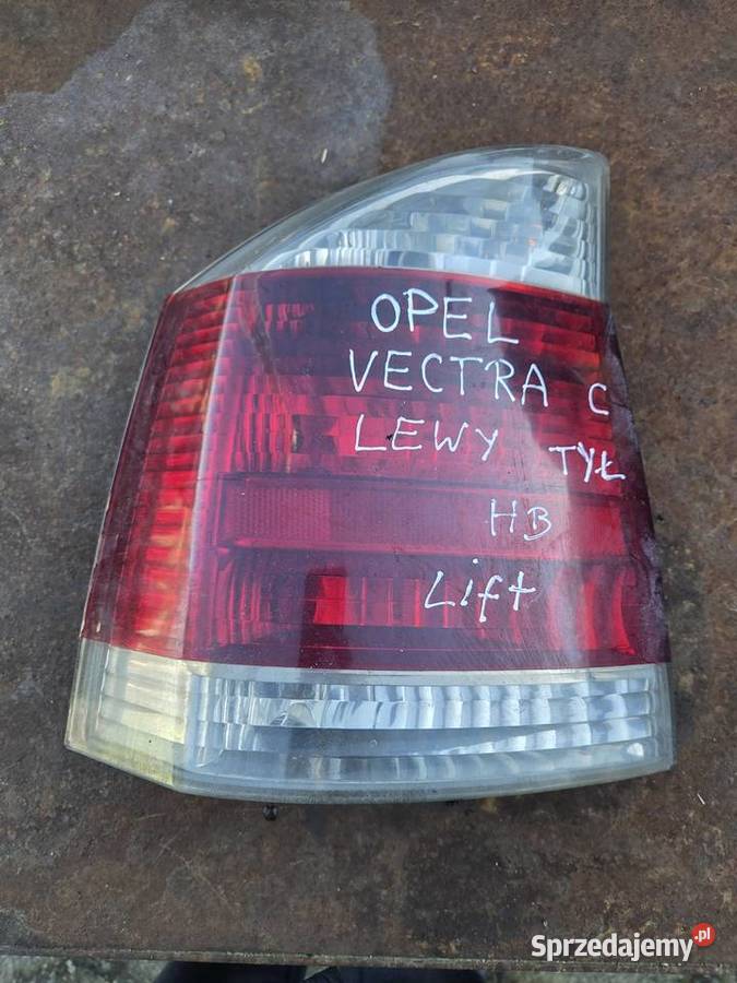 Vectra c lewa tylna lampa hatchback lift Łagów