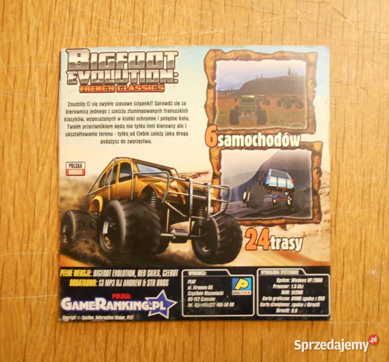 Gra Bigfoot Evolution french classics lubelskie Parczew