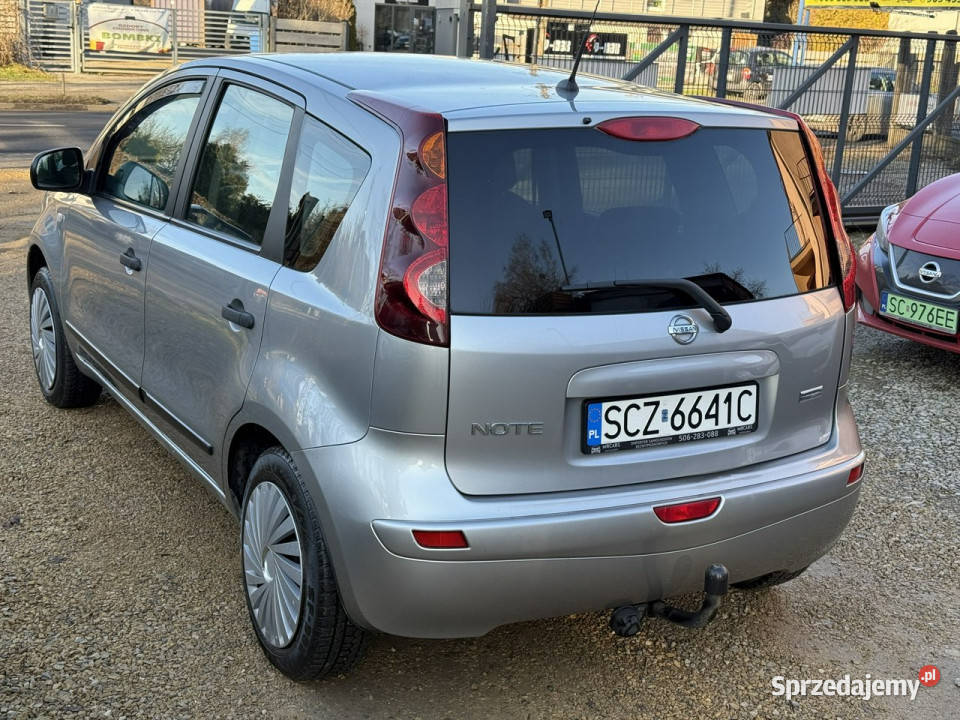 Nissan Note Rok produkcji 2008 śląskie Częstochowa