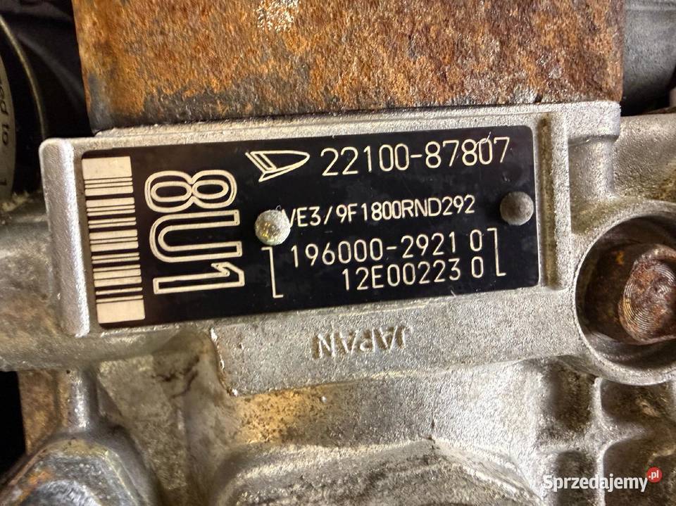 SILNIK DM850D Diesel Daihatsu Vanguard DM850D 25 Blok silnika lubelskie Chełm