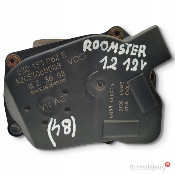 PRZEPUSTNICA Skoda Roomster 12 12V 03D133062E Chełm sprzedam