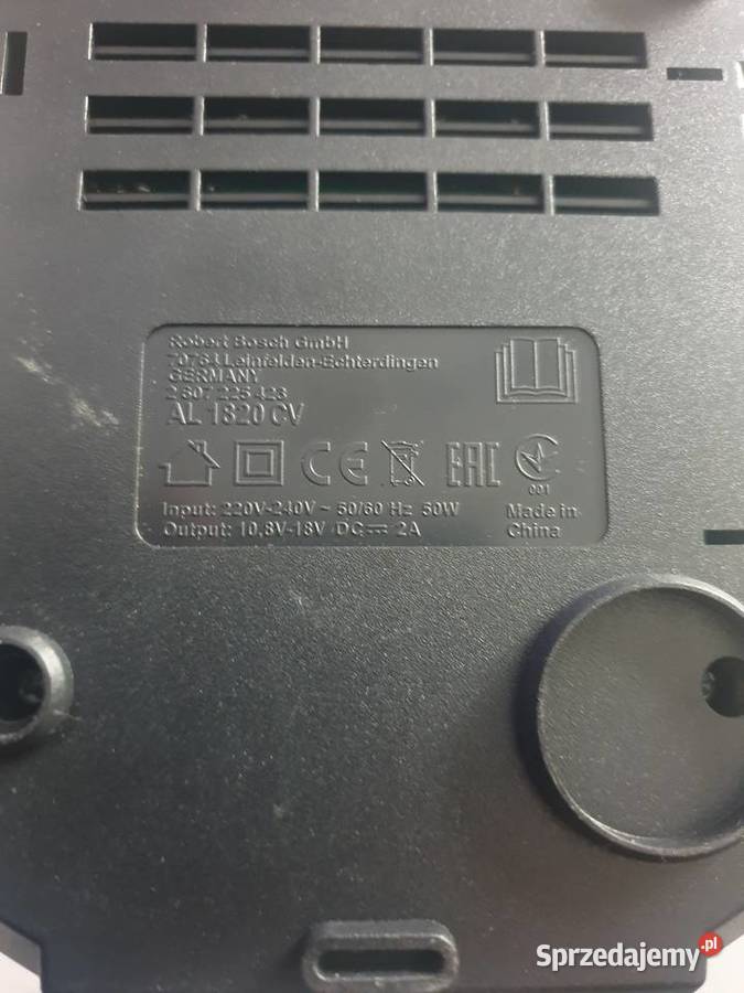 BOSCH 2607225423 SZYBKA ŁADOWARKA AL 1820 CV dolnośląskie Siechnice sprzedam