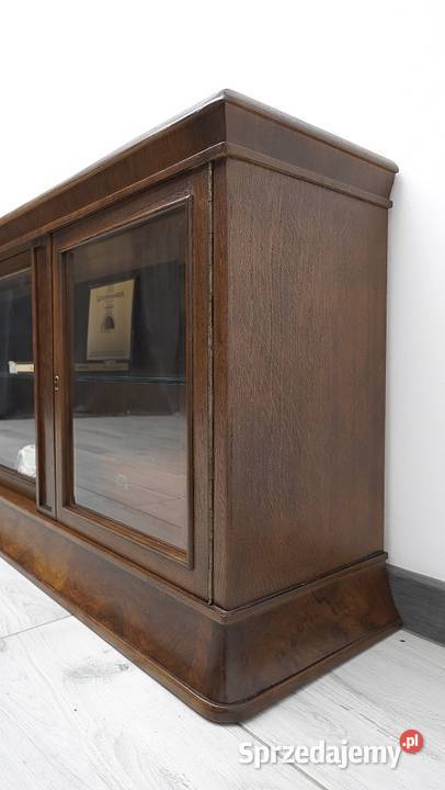 Antyczna biblioteka z lat 20tych renowacji 60cm wielkopolskie Jerka