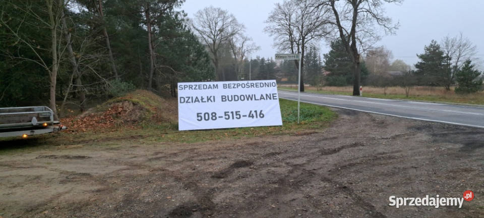 SPRZEDAM BEZPOŚREDNIO DZIAŁKI BUDOWLANE W wielkopolskie Klempicz