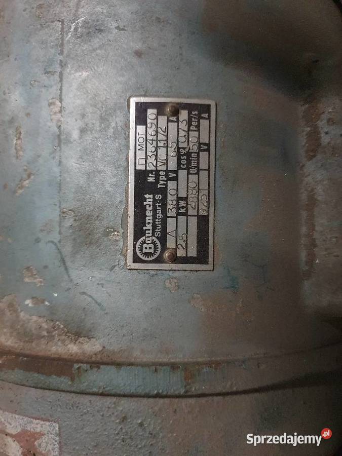 Kompresor Becker Sohne 300l silnik Bauknecht Pozostałe Igołomia sprzedam