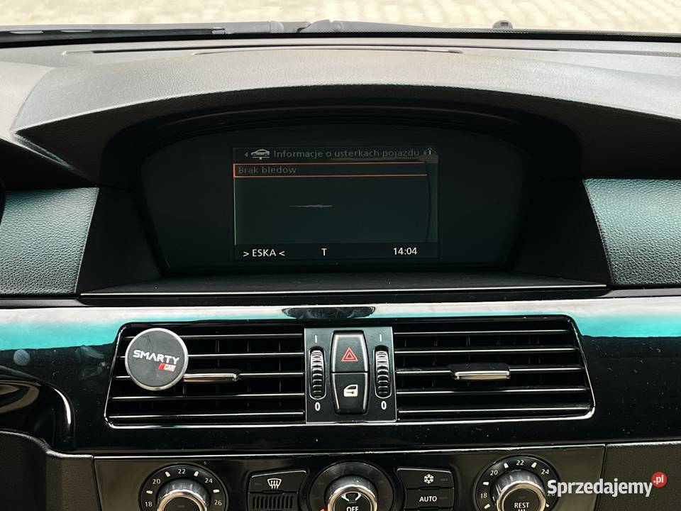 BMW E60 525D Mpakiet Czarna Sedan Manual 220KM