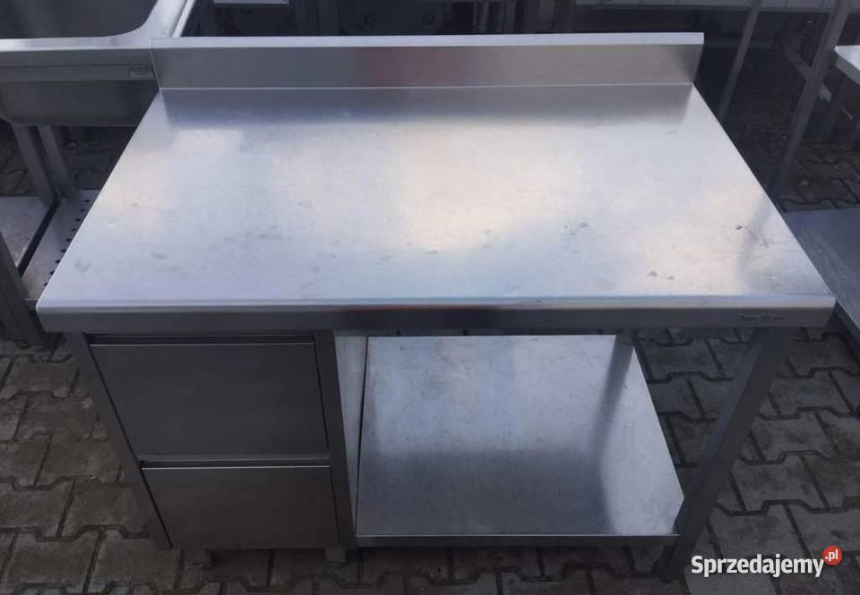 Stół z Półką i Szufladami Dora Metal 1107085 S sprzedam