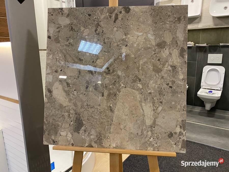 płytka 60x60 gres poler Travertino HBB Beige Zakopane