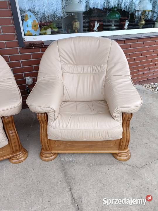 Sprzedam wypoczynek 311 ze skóry Konin