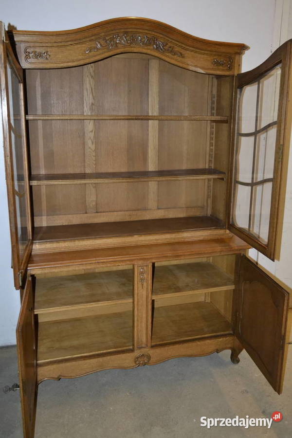 witryna ludwikowska lity dąb Meble Będzin