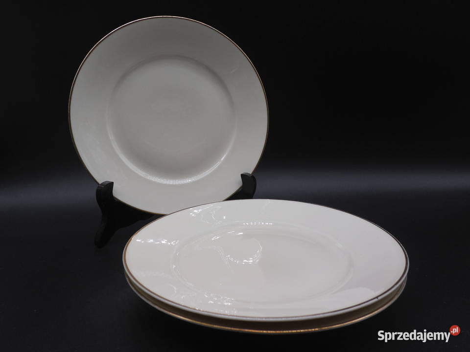 Talerzyki deserowe 3 ecru KRONACH