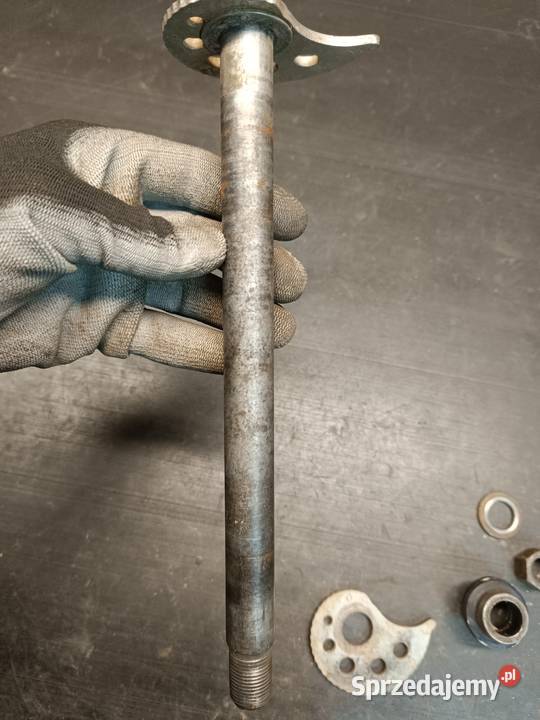 Oś ośka koło tył napinacz dystans koła części Gołaczewy