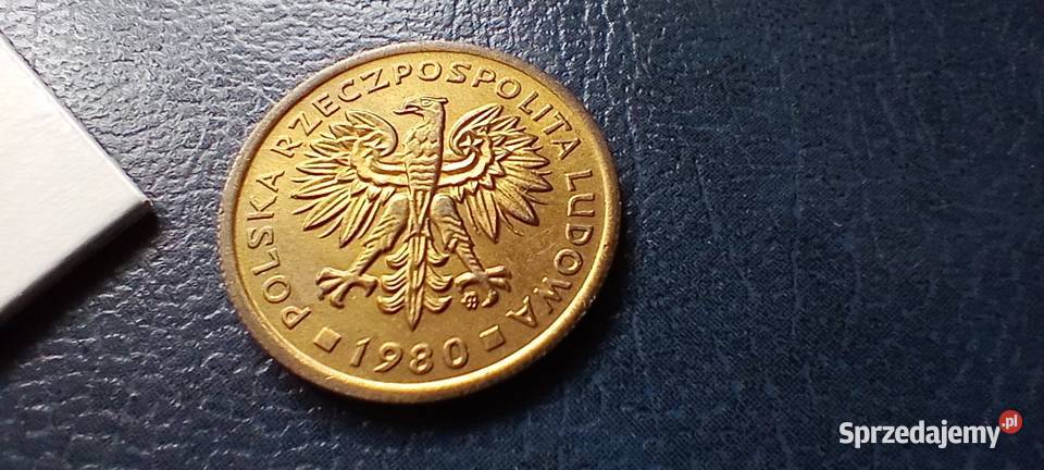 Stare monety 2 złote 1980 PRL Polska cudo Lesko