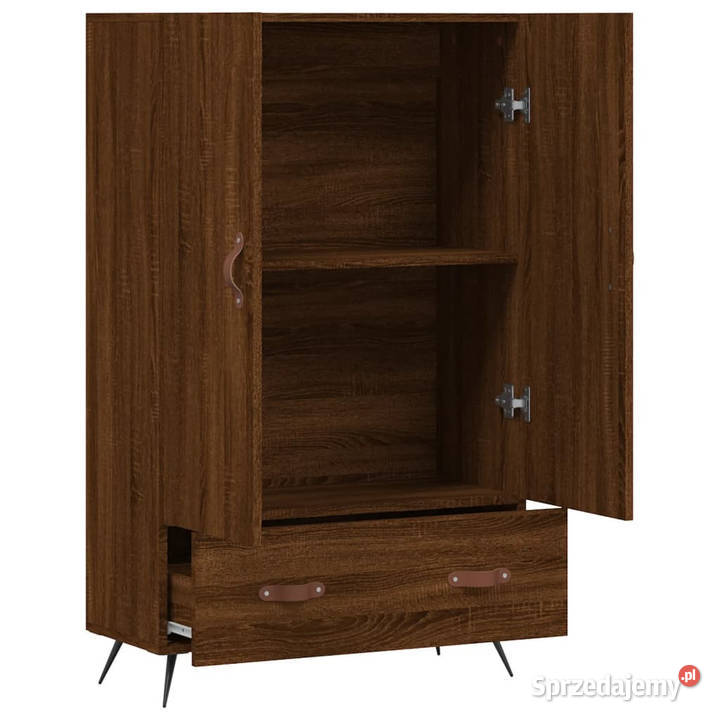 Wysoka szafka brązowy dąb 695x31x115 WM828211 Warszawa
