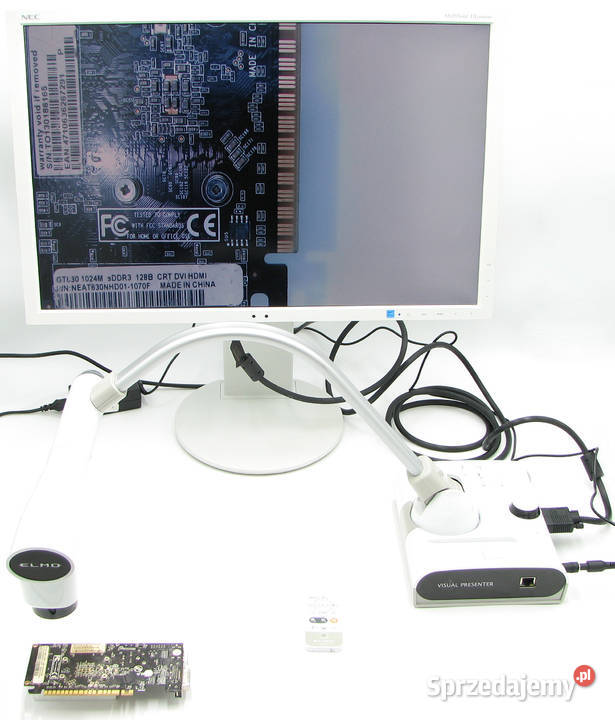 Wizualizer mikroskop kamera ELMO L12W FHD 6Mpix Cielądz