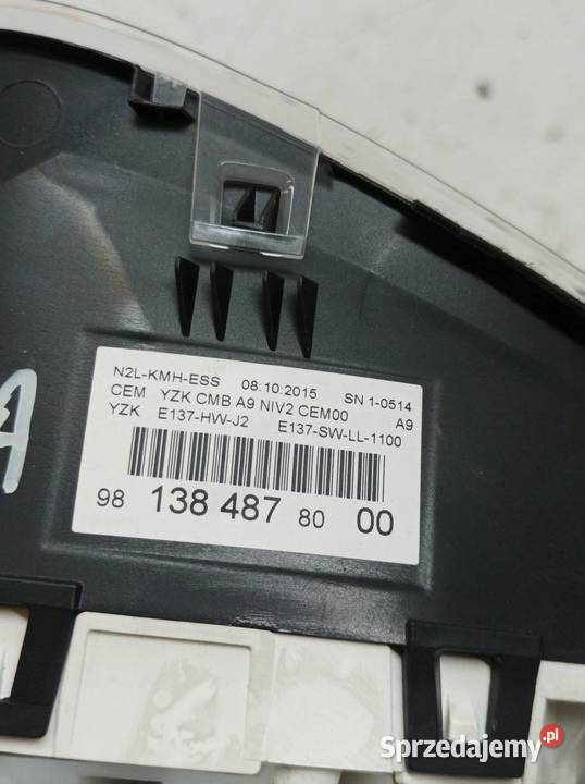 LICZNIK 9813848780 12 B 81 Peugeot 208 I 2012 Liczniki i zegary