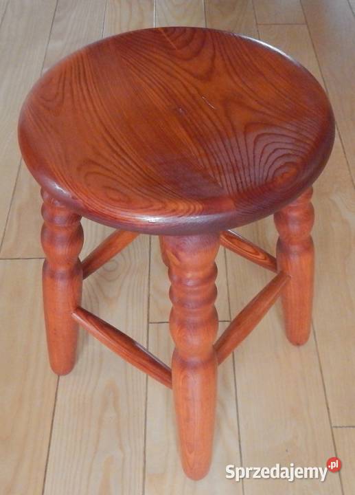 Taboret drewniany NOWY 32 ryczka kolory na śląskie Sosnowiec