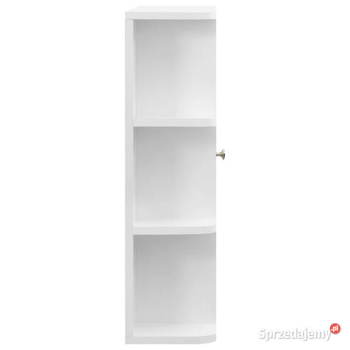 Szafka łazienkowa z lustrem biała 66x17x63 MDF Warszawa