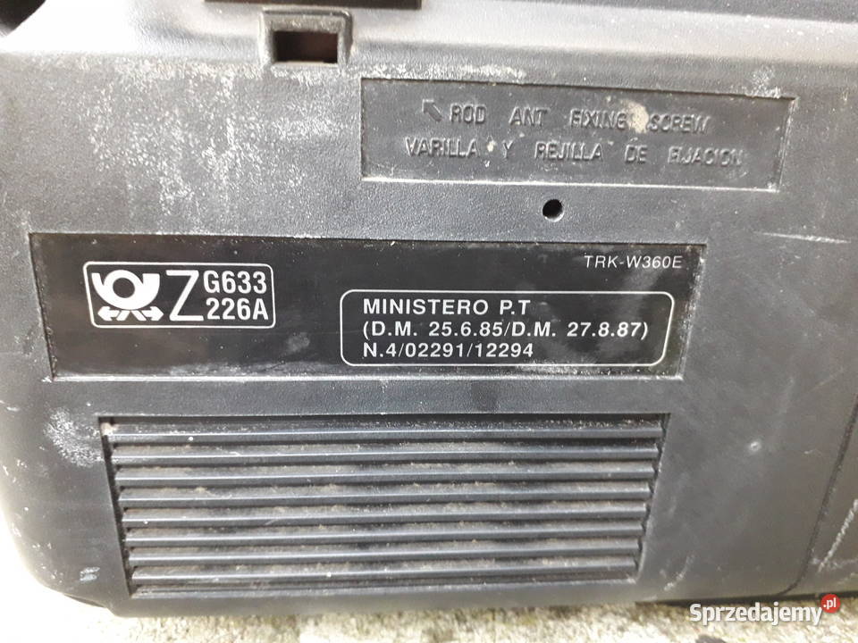 Radiomagnetofon Hitachi TRK W360 Warszawa