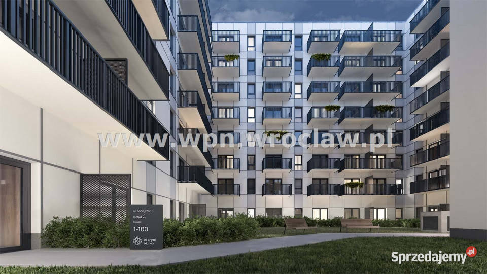 Ogłoszenie mieszkanie 3707m2 2 pokoje Wrocław 37.07m2 Sprzedaż