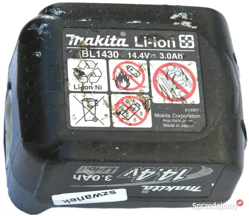 AKUMULATOR Makita 144V 30Ah liIon BL1430 Szczerbice