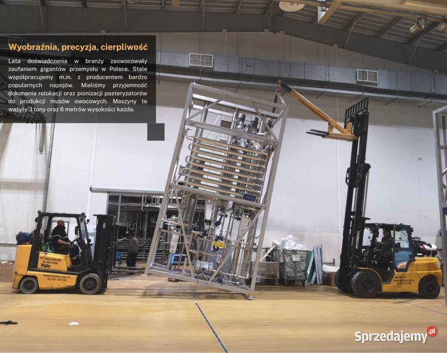 Wynajem wózków widłowych Kraków 25 5 8 12 ton małopolskie